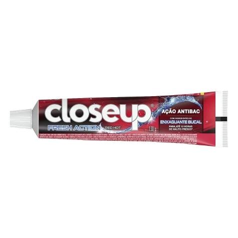 Creme Dental Close Up Fresh Action Red Hot 130g - Imagem 4