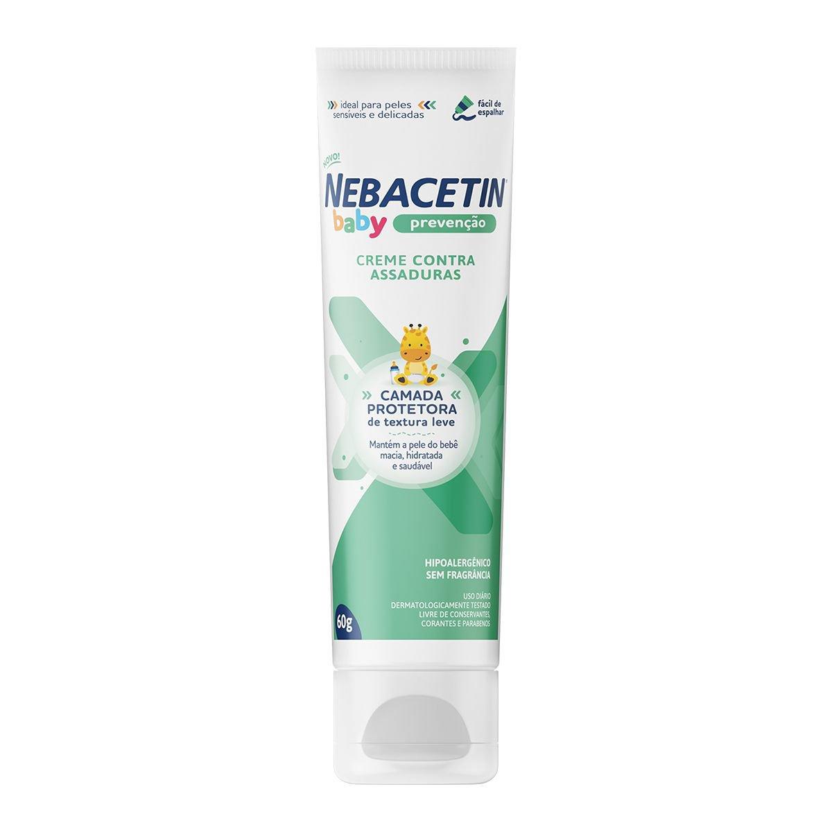 Creme para Assaduras Nebacetin Baby Prevenção 60g - Imagem 2