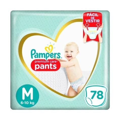 Fralda Pampers Premium Care Pants M 78 Unidades - Imagem 1