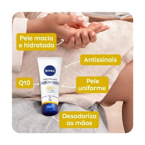Creme para as Mãos Nivea Q10 Antiidade 75g - Imagem 4