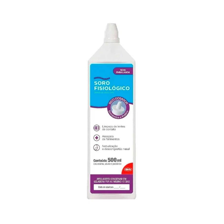 Soro Fisiológico 0,9% ADV Farma Sem Conservantes 500ml