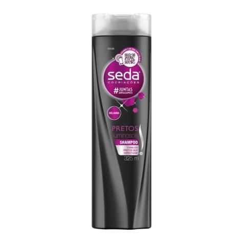 Shampoo Seda Cocriações Pretos Luminosos Cabelo Seco 325ml - Imagem 1