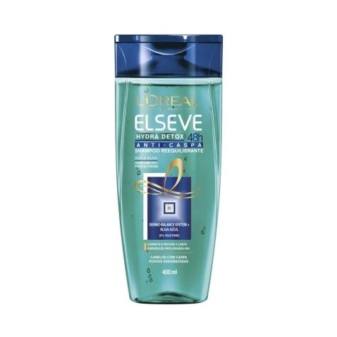 Shampoo Elseve Hydra Detox Anticaspa 200ml - Imagem 1