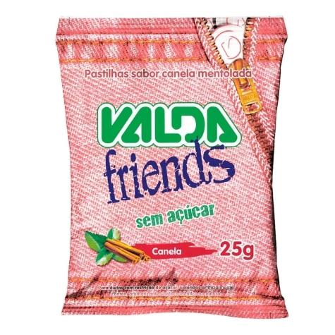 Pastilhas Valda Friends Sem Açúcar Sabor Canela 25g - Imagem 1