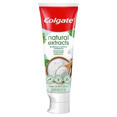 Creme Dental Colgate Natural Extracts Bicarbonato E Hortelã 90g - Imagem 1