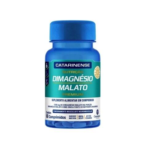 Dimagnésio Malato Premium Catarinense 60 Comprimidos - Imagem 1