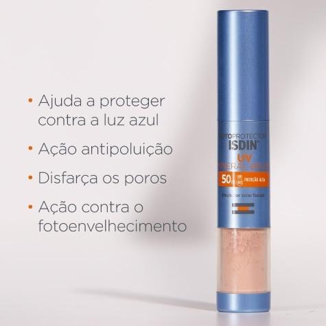Protetor Solar Facial Isdin UV Mineral FPS50 Brush 2g - Imagem 4