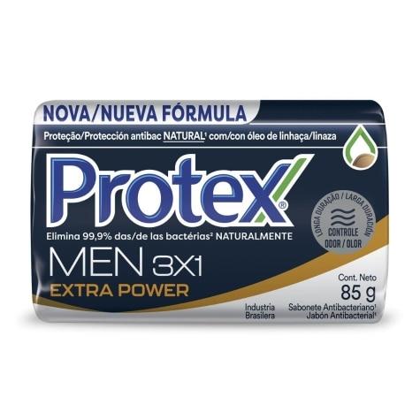 Sabonete Antibacteriano Barra Protex Men 3 em 1 85g - Imagem 1