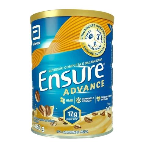 Suplemento Alimentar Ensure Advance Sabor Café 850g - Imagem 1