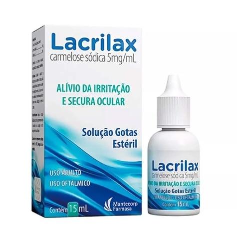 Lacrilax 5mg Solução Oftálmica 15ml - Imagem 1