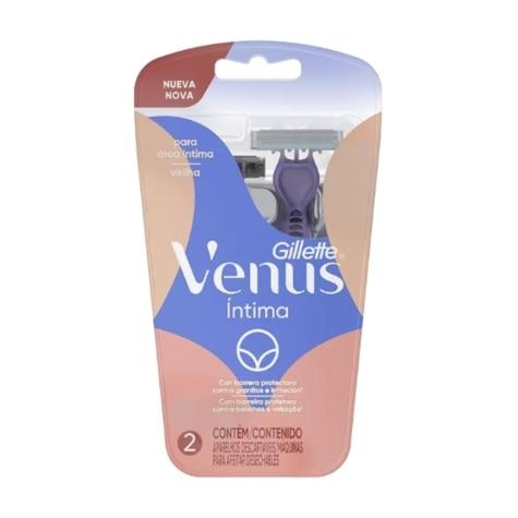 Depilatório Corporal Lâminas Gillette Venus Íntima 2 Unidades - Imagem 1