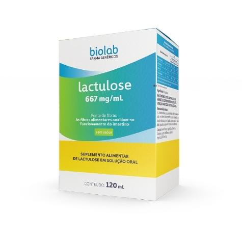 Lactulose Biolab 667mg 120ml - Imagem 1