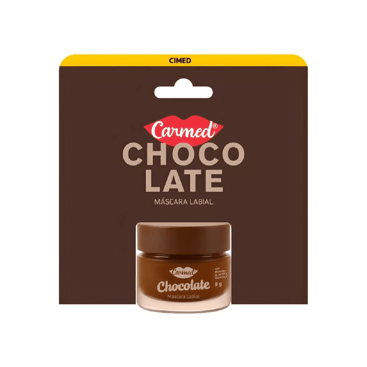 Máscara Labial Carmed Chocolate 8g - Imagem 1