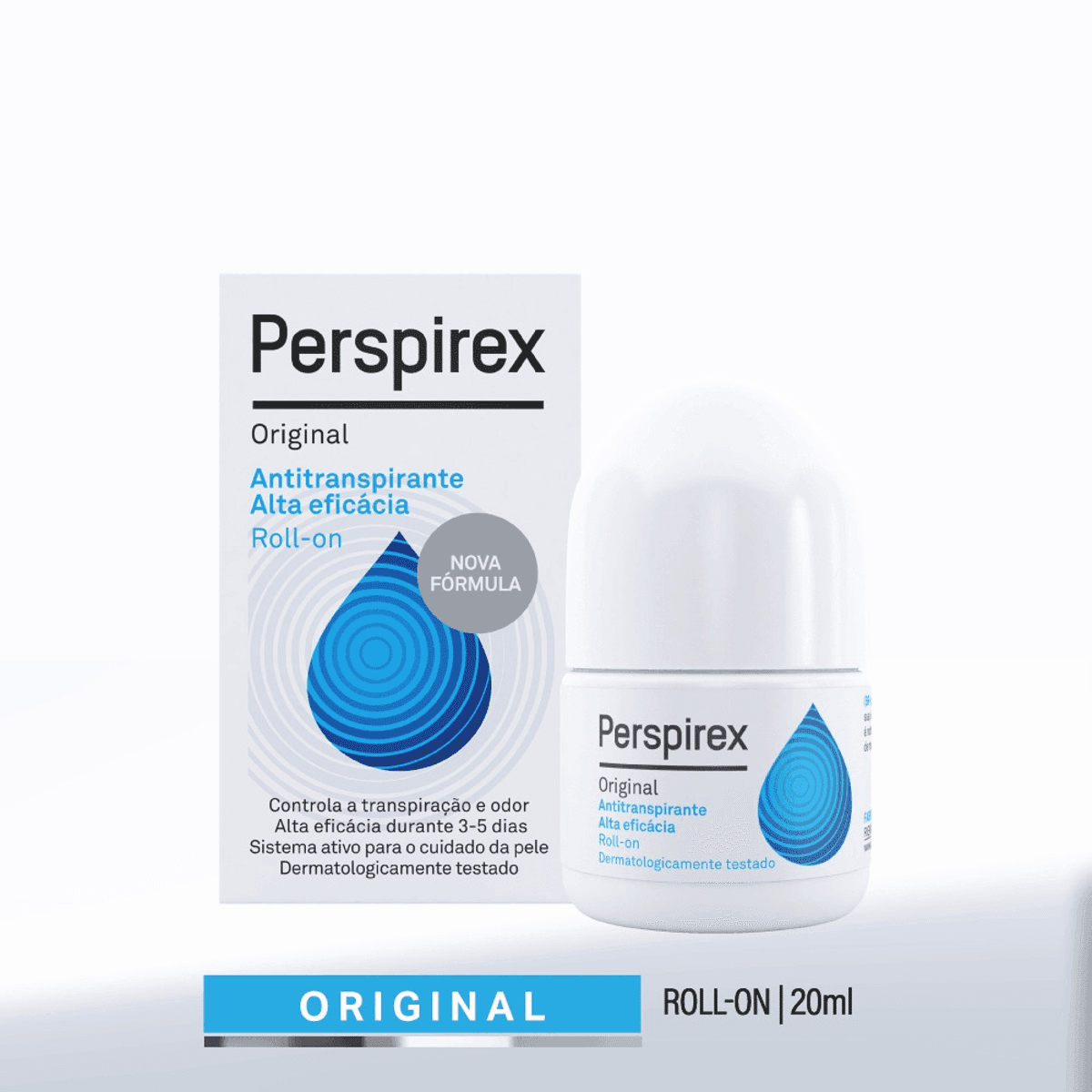 Desodorante Roll-on Perspirex Original Sem Perfume 48h 20ml - Imagem 1