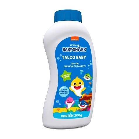 Talco Cremer Baby Shark 200g - Imagem 1