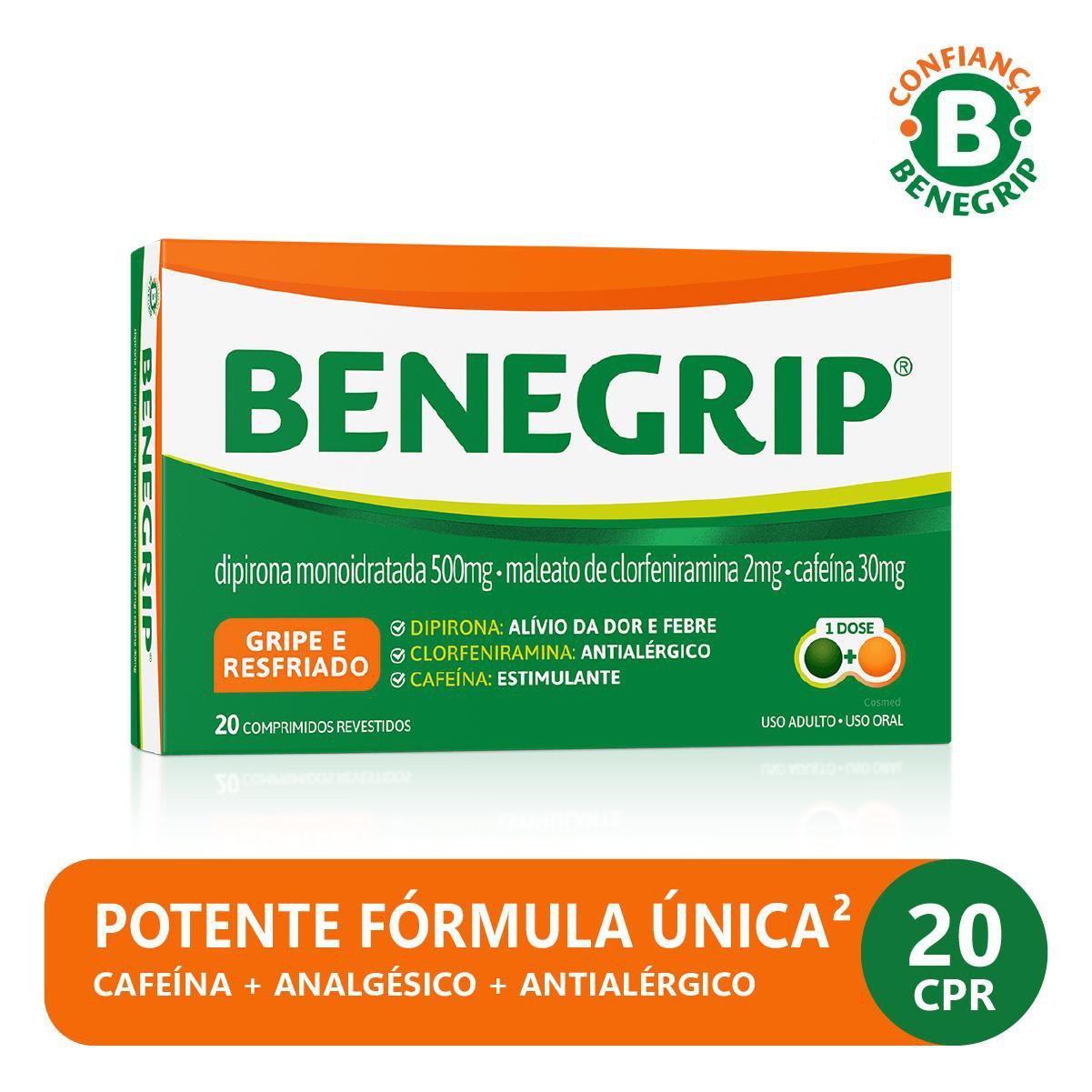 Benegrip 20 Comprimidos Revestidos - Imagem 2