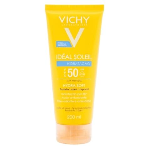 Protetor Solar Corporal Vichy Idéal Soleil FPS50 Incolor 200ml - Imagem 1