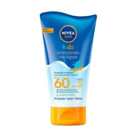 Protetor Solar Facial e Corporal Nivea Sun Kids Brincando na Água FPS60 150ml - Imagem 1