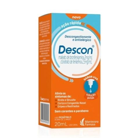Descon Gotas Sabor Uva 20ml - Imagem 1