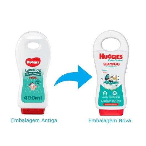 Shampoo Huggies Extra Suave 400ml - Imagem 2