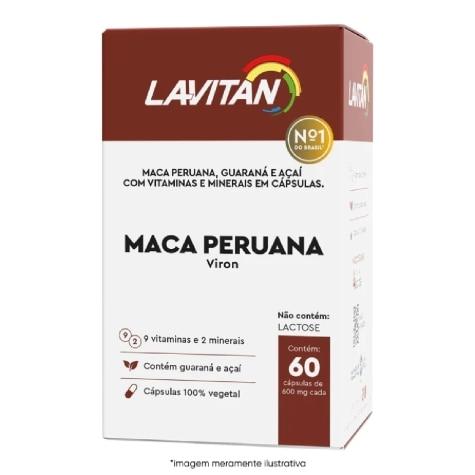 Lavitan Maca Peruana Viron 60 Cápsulas - Imagem 1