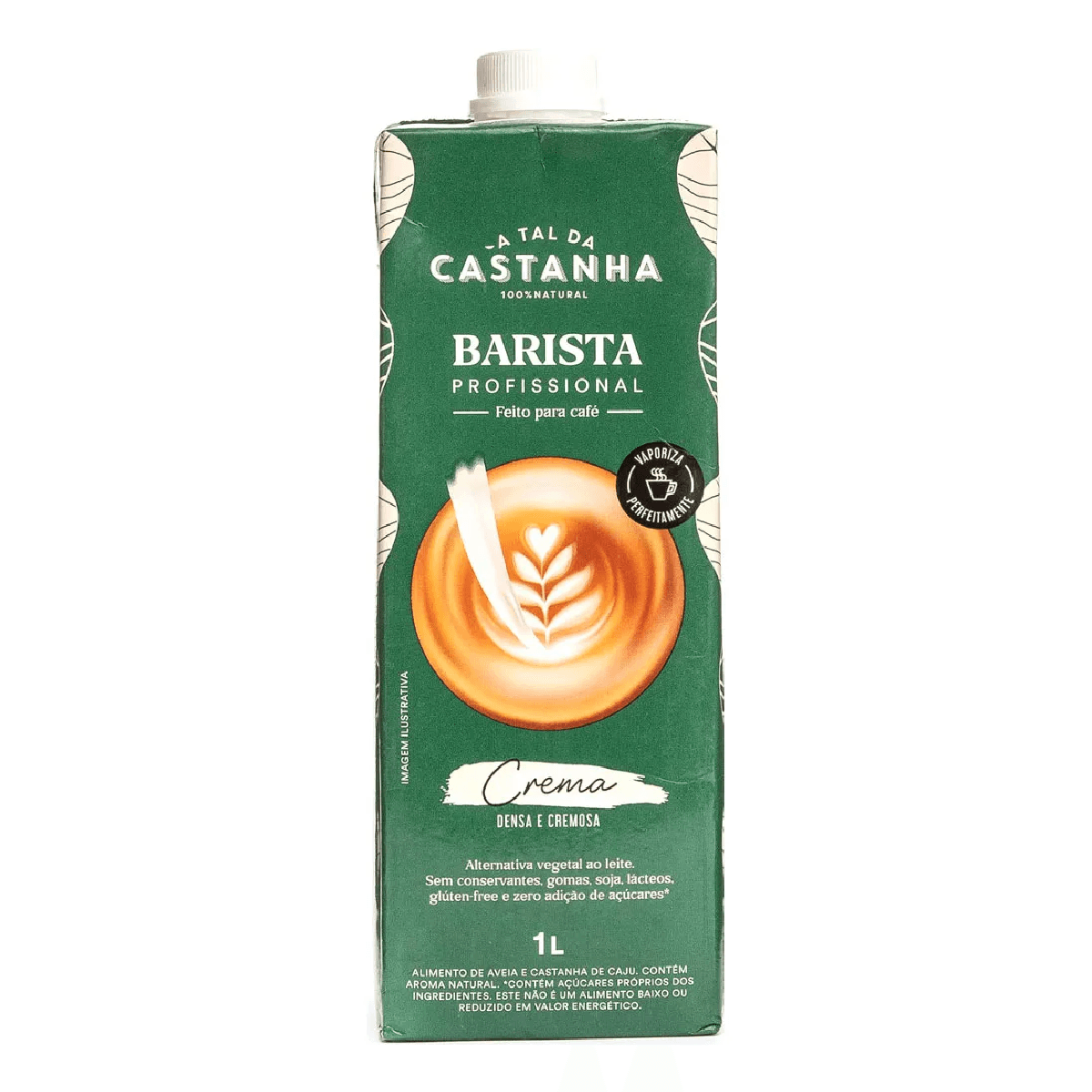 Bebida Vegetal A Tal da Castanha Barista Crema 1L - Imagem 1