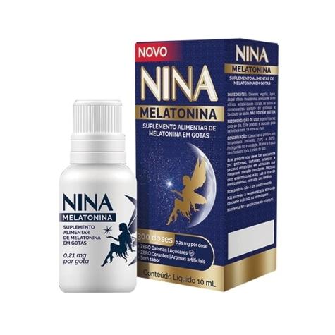 Nina Melatonina Gotas 210mcg 10ml - Imagem 1