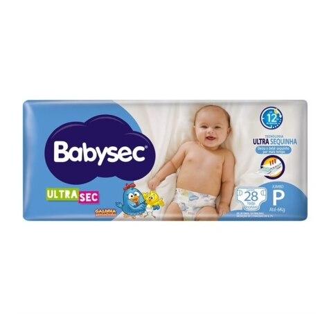 Fralda Babysec Galinha Pintadinha Ultrasec P Jumbo 28 Unidades - Imagem 2