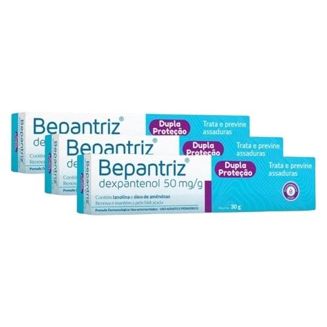 Kit 3 Unidades Bepantriz Pomada 50mg 30g - Imagem 1