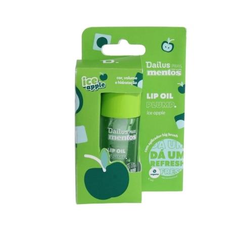 Gloss Labial Dailus feat. Mentos Lip Oil Plump Ice Apple 4ml - Imagem 1