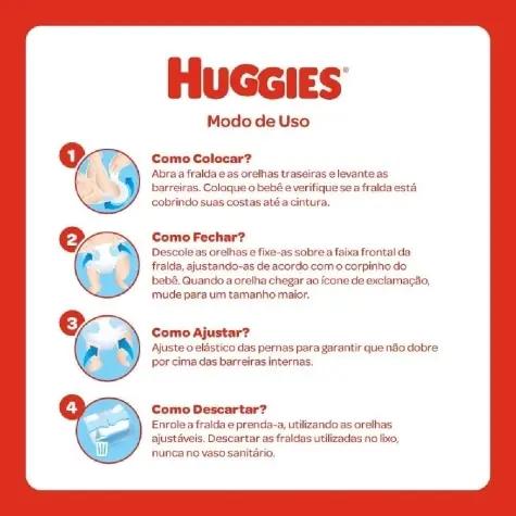 Fralda Huggies Supreme Care XXG 54 Unidades - Imagem 4
