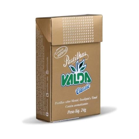 Pastilhas Valda Classic Sabor Mentol, Eucalipto e Timol 24g - Imagem 1