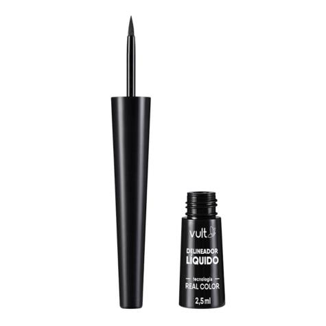 Delineador Líquido Vult Preto 2,5ml - Imagem 1