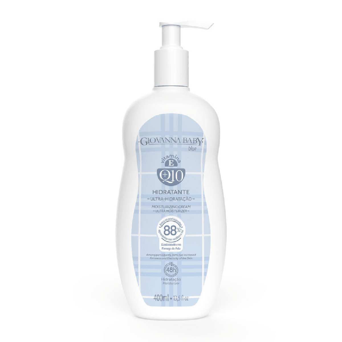 Loção Hidratante Corporal Giovanna Baby Blue com Vitamina E + Q10 400ml - Imagem 1