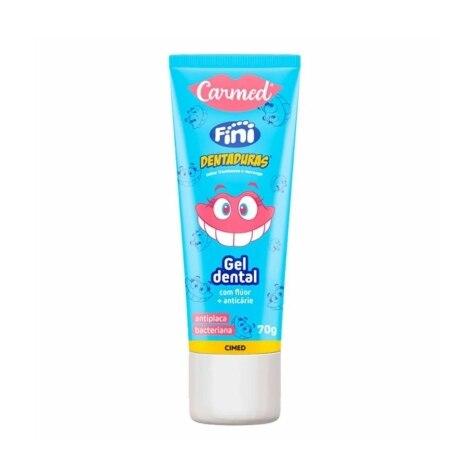 Gel Dental Carmed Fini Dentaduras com Flúor 70g - Imagem 1