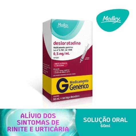 Desloratadina Xarope 0,5mg 60ml Medley Genérico - Imagem 2
