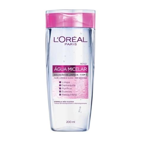 Água Micelar L'Oréal 5 em 1 200ml - Imagem 1