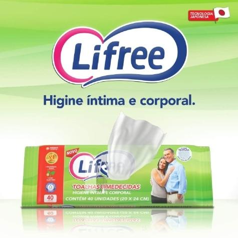 Toalhas Umedecidas Lifree 40 Unidades - Imagem 2