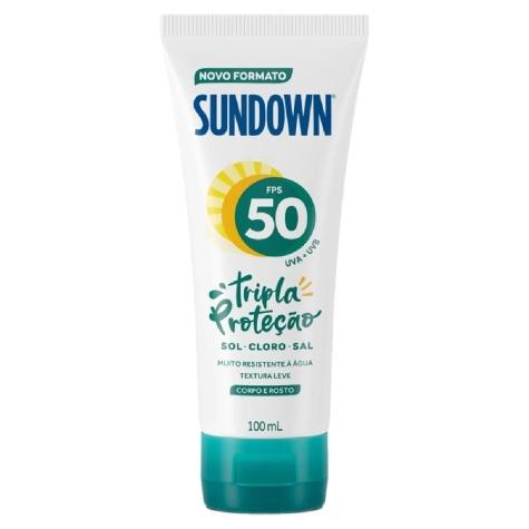 Protetor Solar Sundown Suave com Tripla Proteção FPS50 100ml - Imagem 1