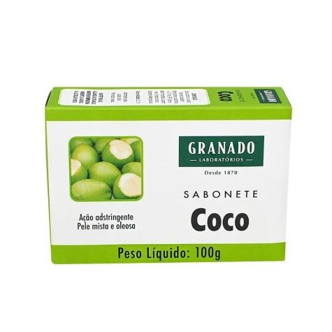 Sabonete Hidratante Barra Granado Coco 100g - Imagem 1