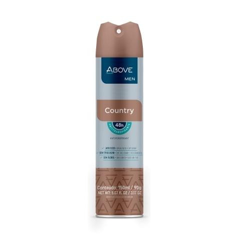 Desodorante Aerossol Above Men Country 48h 150ml - Imagem 1