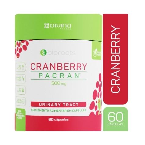 Cranberry Pacran Bioroots 500mg 60 Cápsulas - Imagem 3