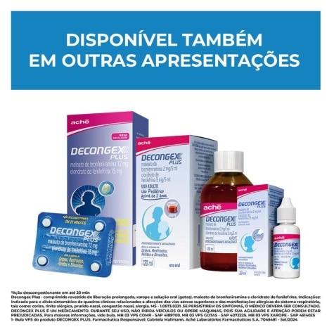 Decongex Plus 12mg + 15mg 12 Comprimidos Revestidos - Imagem 3