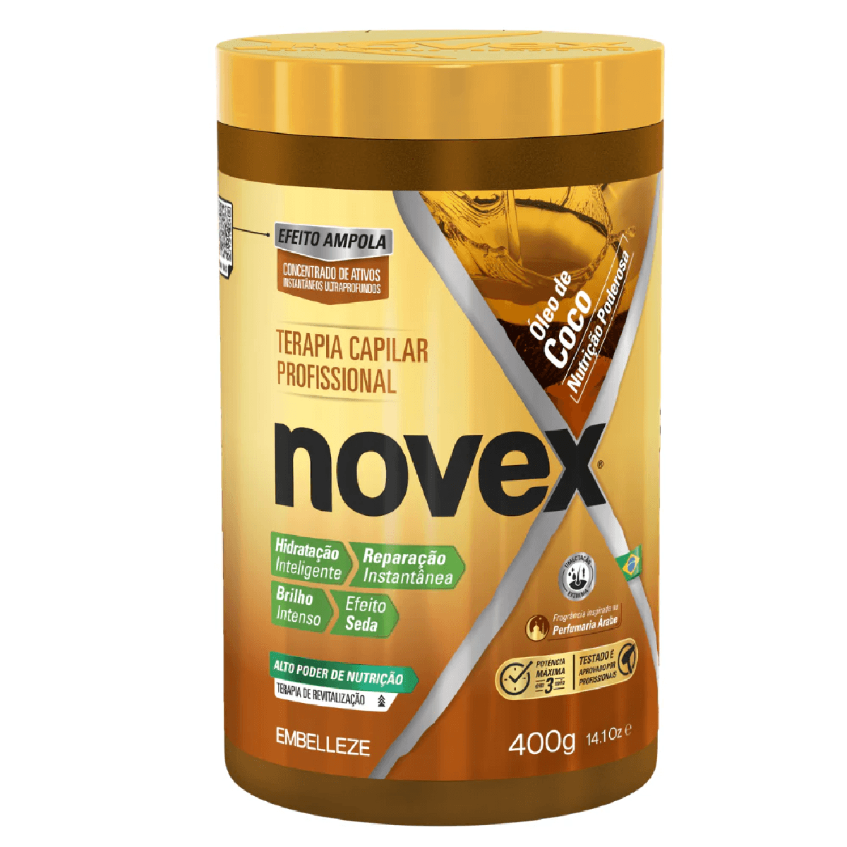 Creme de Tratamento Novex Óleo de Coco 400g - Imagem 1
