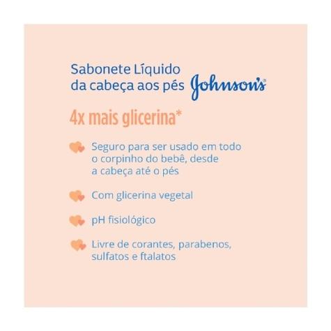 Sabonete de Glicerina Líquido Johnson & Johnson Baby Tradicional Refil 180ml - Imagem 3