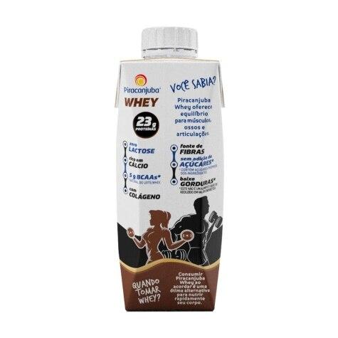 Bebida Láctea Piracanjuba Whey Zero Lactose Sabor Cacau 250ml - Imagem 6