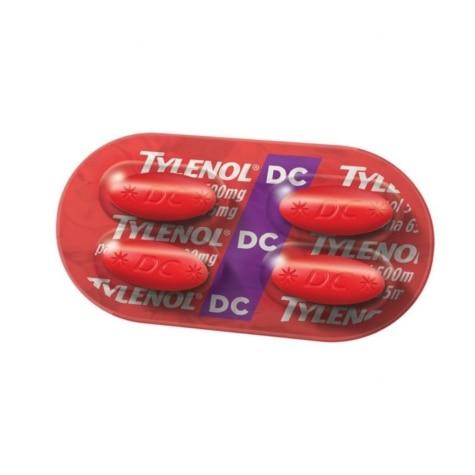 Tylenol DC 500mg + 65mg 4 Comprimidos Revestidos - Imagem 1