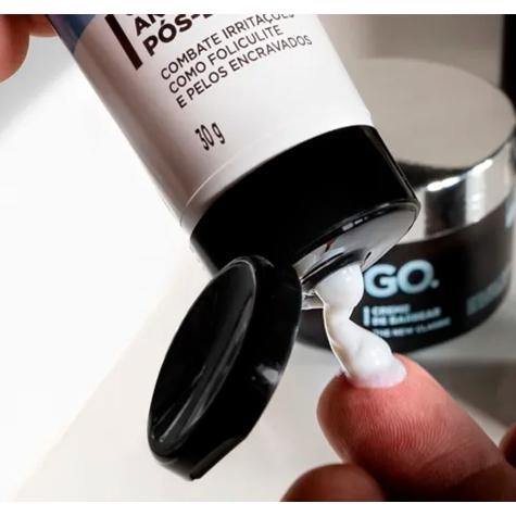Creme Anti-Irritação Pós-Barba GO. Enzimatic Series 30g - Imagem 3