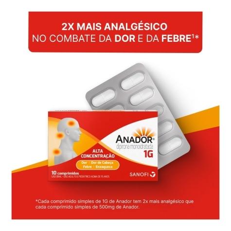 Anador 1g 10 Comprimidos - Imagem 2
