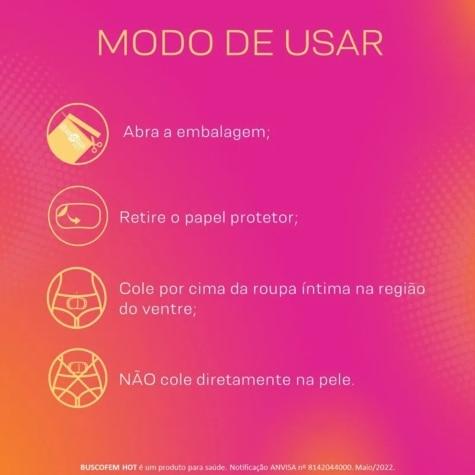Buscofem Hot 2 Adesivos Térmicos - Imagem 6
